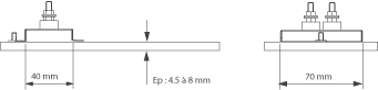 resistances plates chauffantes, resistance electrique plate
